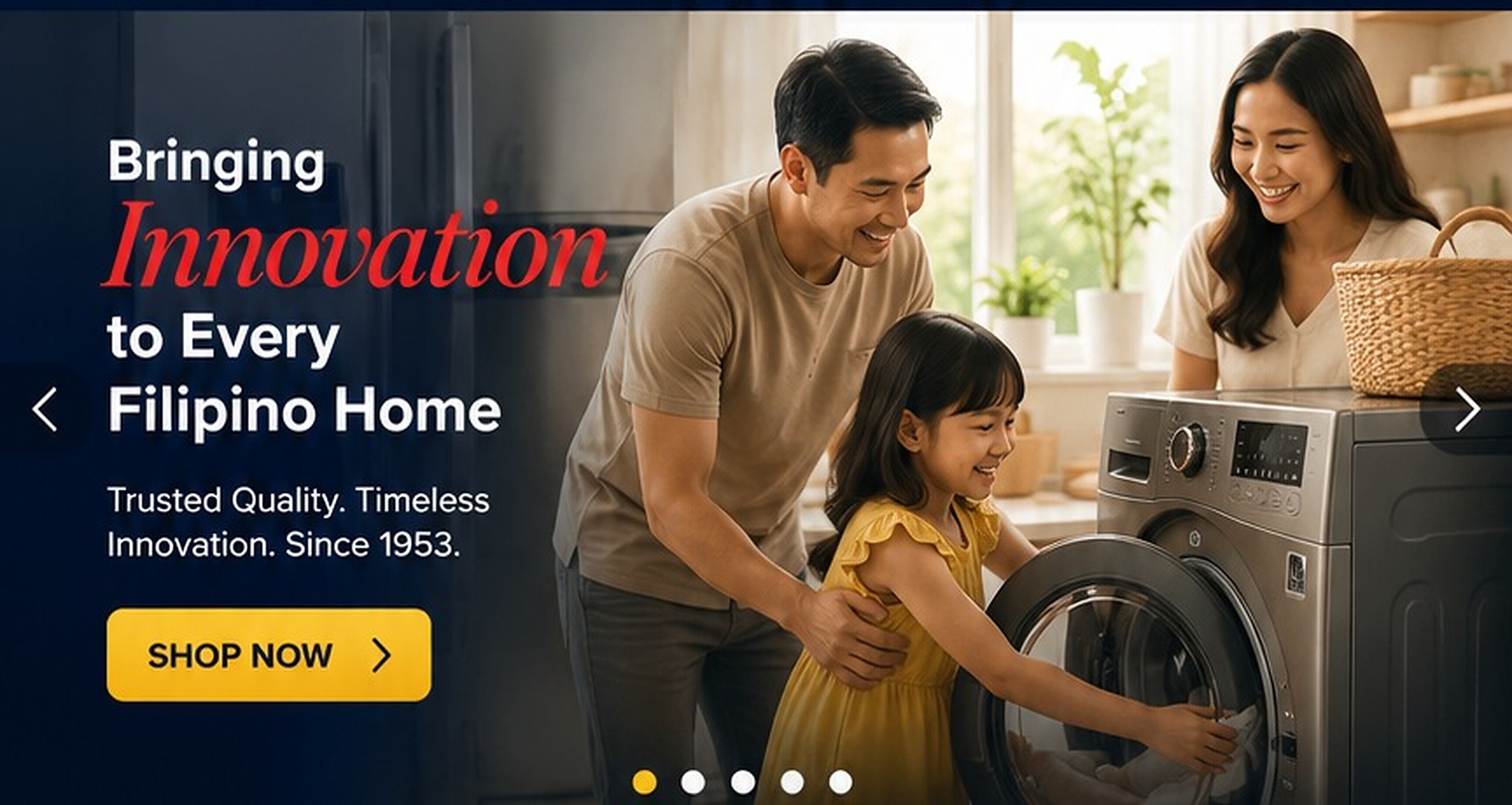 Family using an ESLA appliance